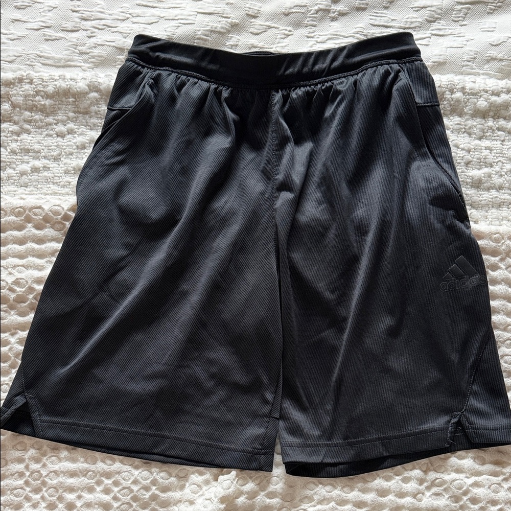 Adidas Men's Dark Gray Athletic Shorts